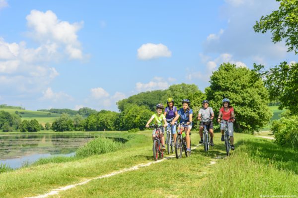 Radfahrer am Niederrhein