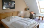 Panoramazimmer mit Doppelbett